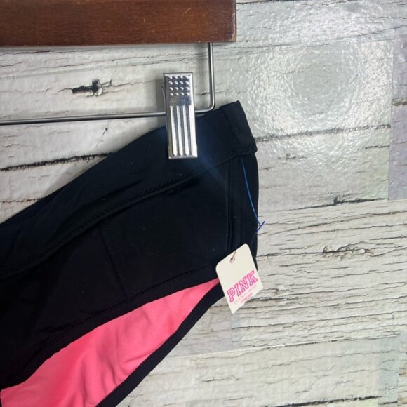 PINK Victoria's Secret Black and Pink Bikini Swimwear - Picture 3 of 6